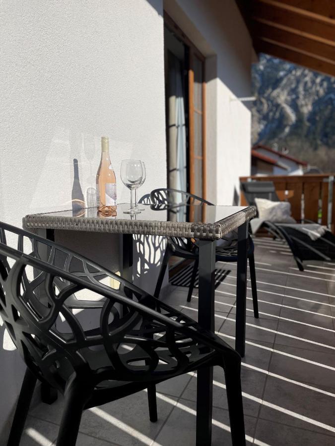 Das Bergquartier - Ferienwohnung Zugspitze 奥伯劳 外观 照片